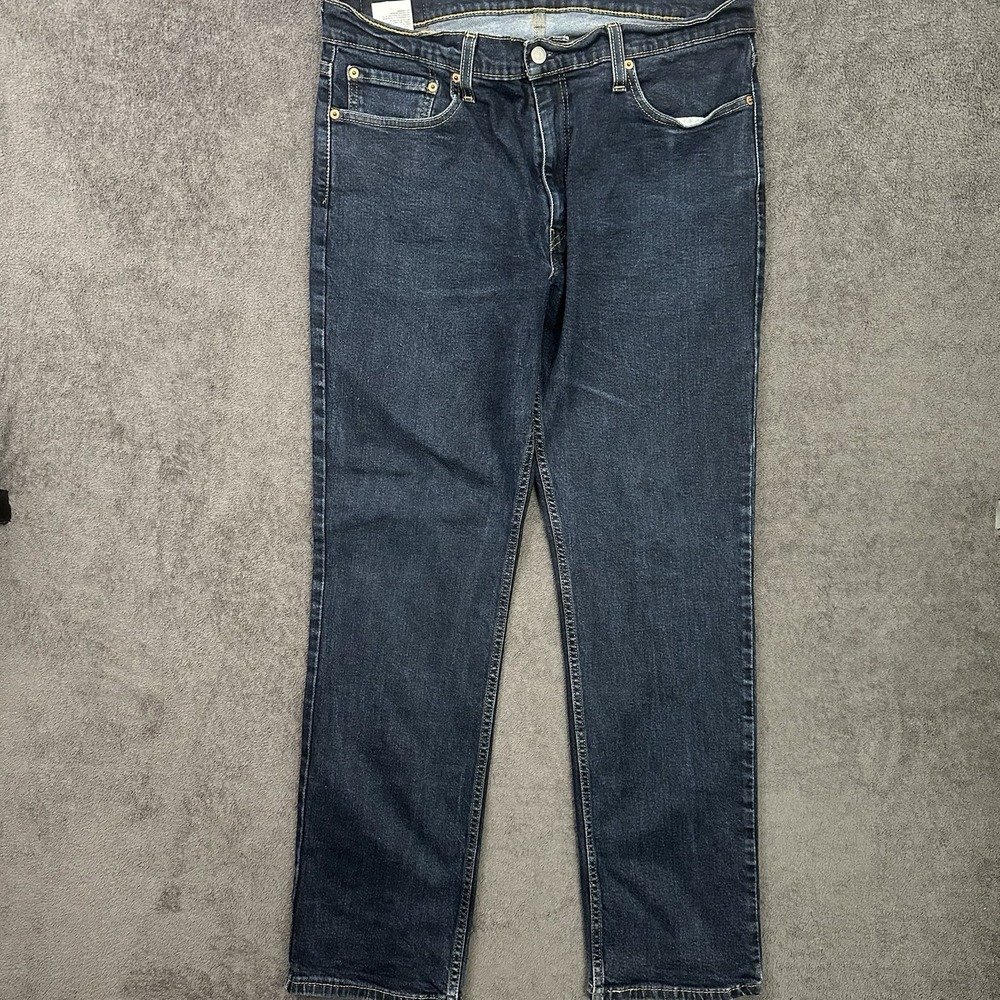 levi's 514 blue denim jeans mens Straight Leg size 36x32 Classic Fit Pants